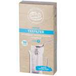 Papieren theefilters voor theekop
