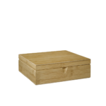 bamboe theedoos 6 vakken naturel gesloten