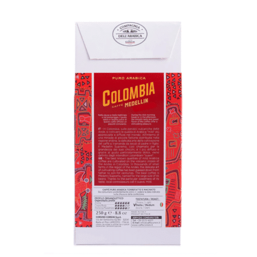 Colombia Medelin Gemalen koffie Compagnia Dell Arabica achterkant