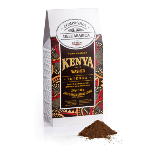 Kenya washed gemalen koffie voorkant