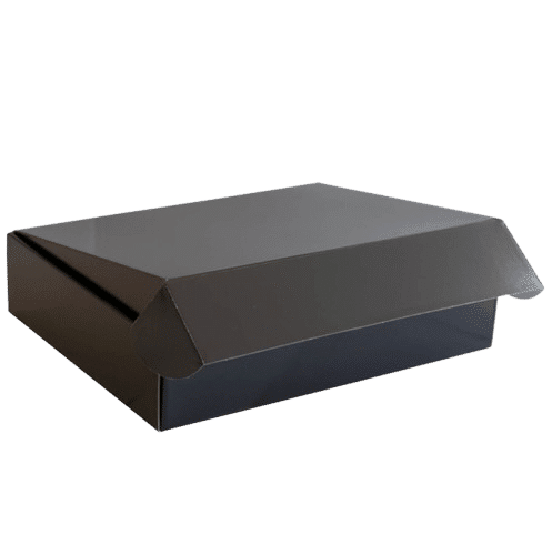 Zwarte cadeaudoos middel 350x280x80mm