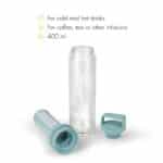 Cold and hot drinks mint fles