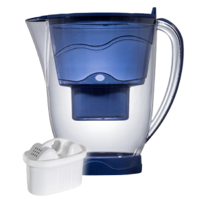 Aqua select waterfilter met filter blauw Aqua select waterfilter met filter blauw
