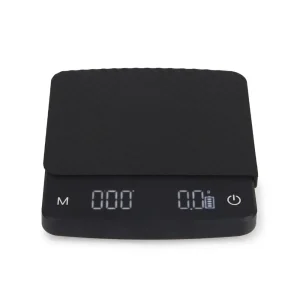 Koffiewegschaal met timer Koffiewegschaal met timer