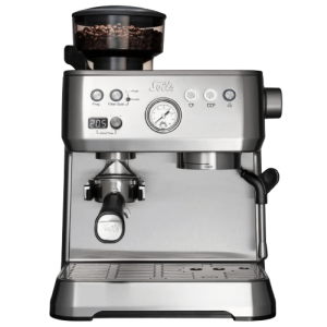 Solis Grind and Infuse Silver vooraanzicht Solis Grind and Infuse Silver vooraanzicht