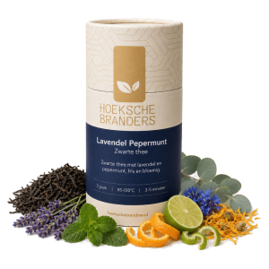 Zwarte thee Lavendel Pepermunt