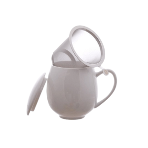 theebeker saara wit met rvs filter theebeker saara wit met rvs filter